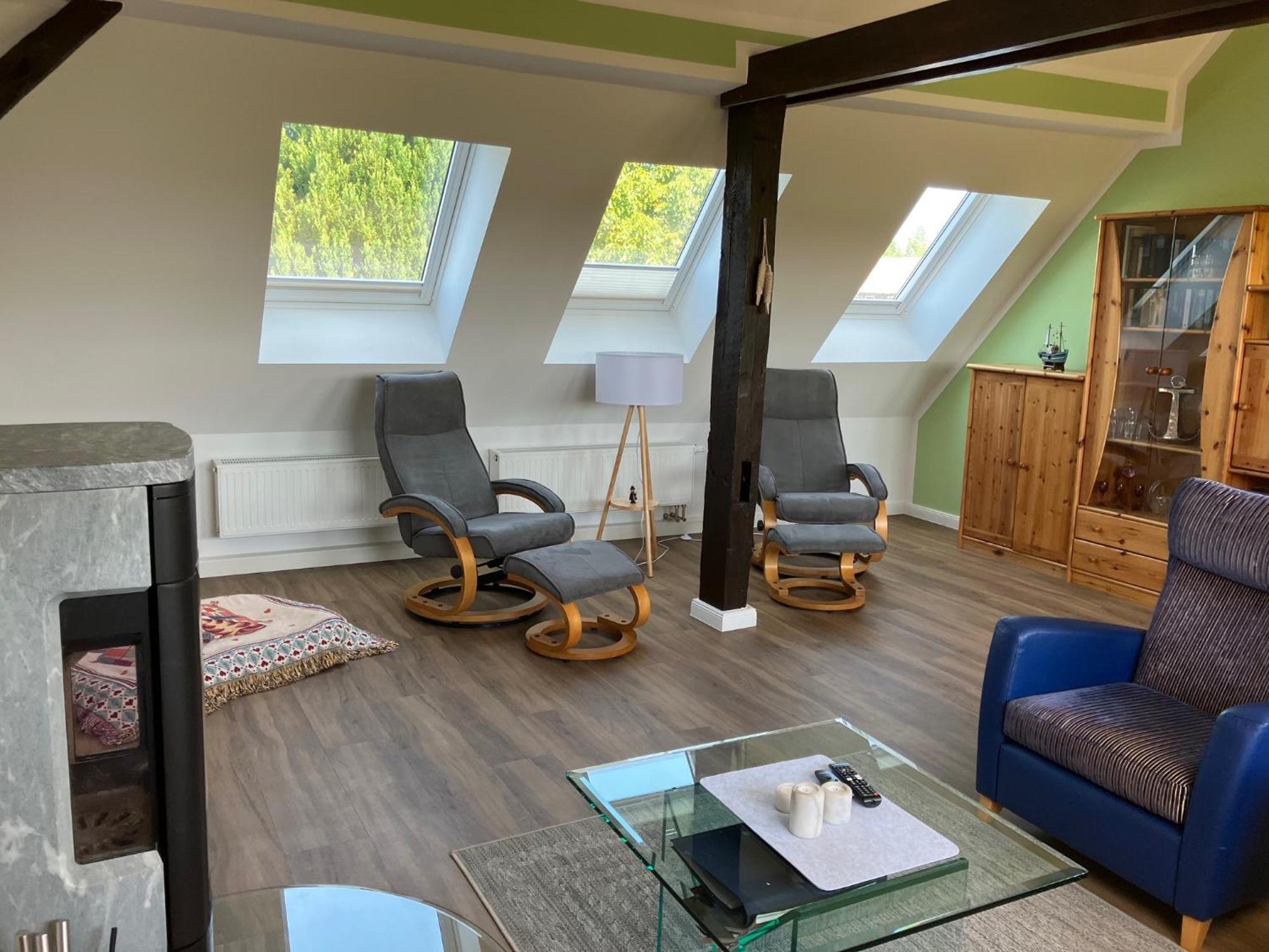 Grosse 4 Sterne Ferienwohnung Beim Boddenstrand Sundhagen-Niederhof Esterno foto