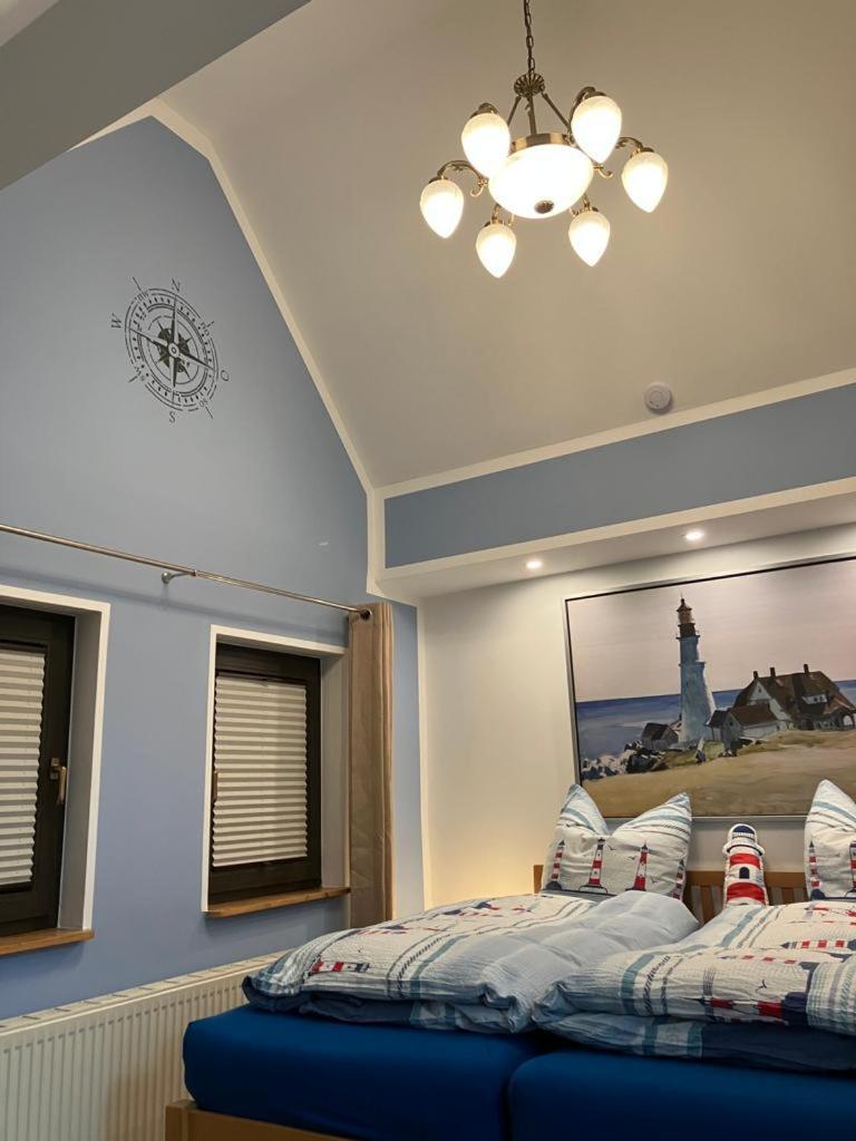Grosse 4 Sterne Ferienwohnung Beim Boddenstrand Sundhagen-Niederhof Esterno foto