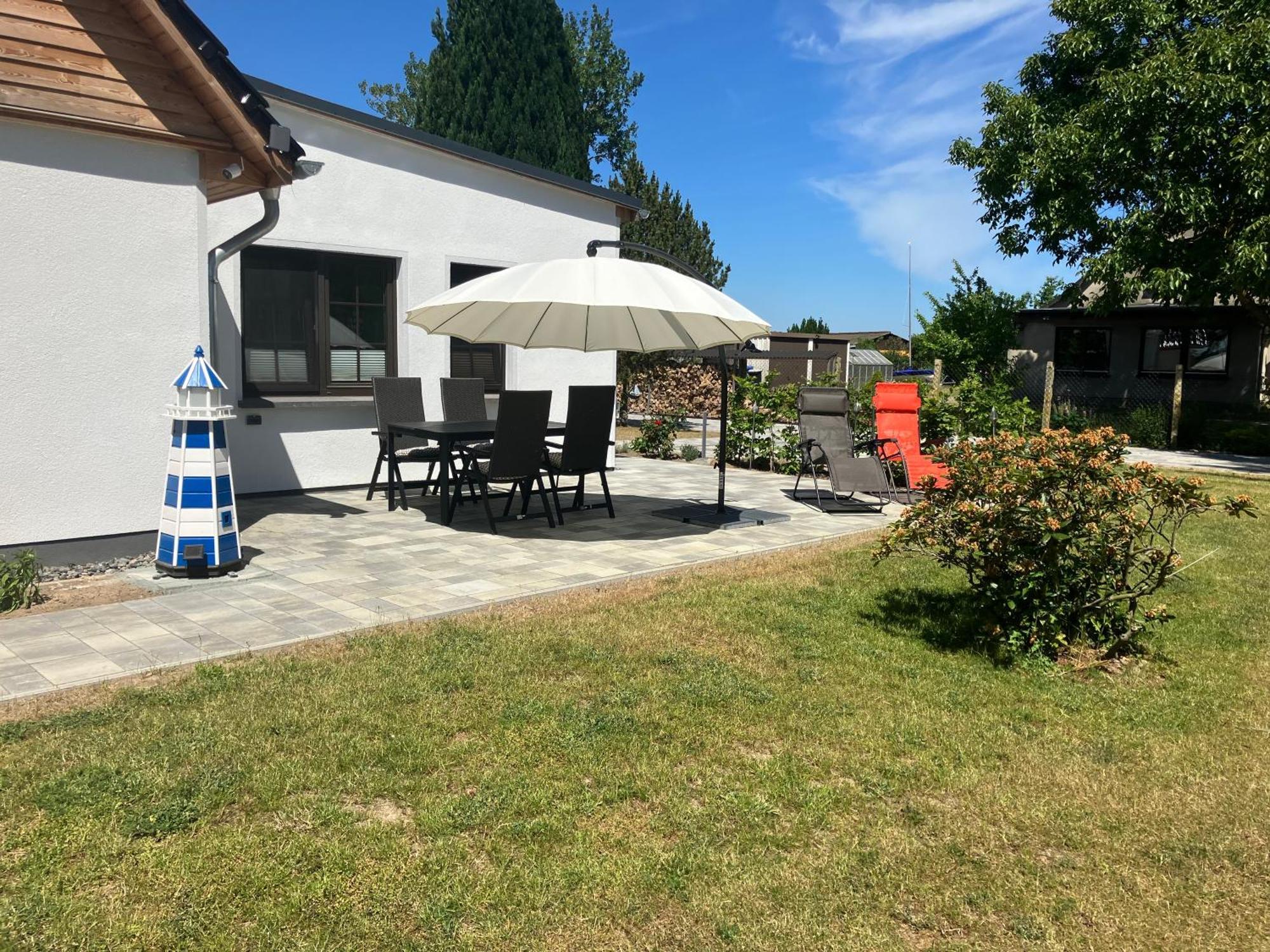 Grosse 4 Sterne Ferienwohnung Beim Boddenstrand Sundhagen-Niederhof Esterno foto