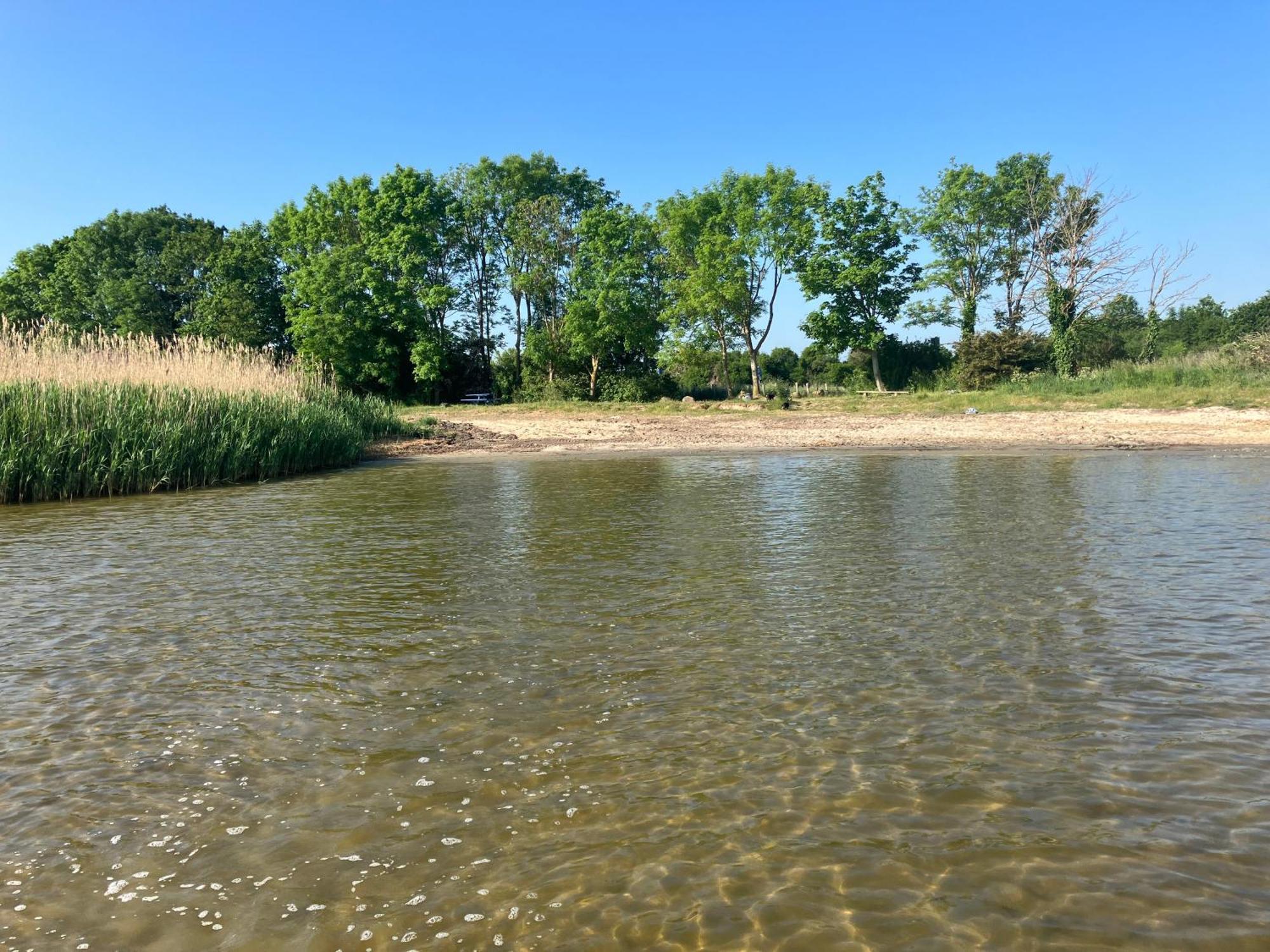 Grosse 4 Sterne Ferienwohnung Beim Boddenstrand Sundhagen-Niederhof Esterno foto