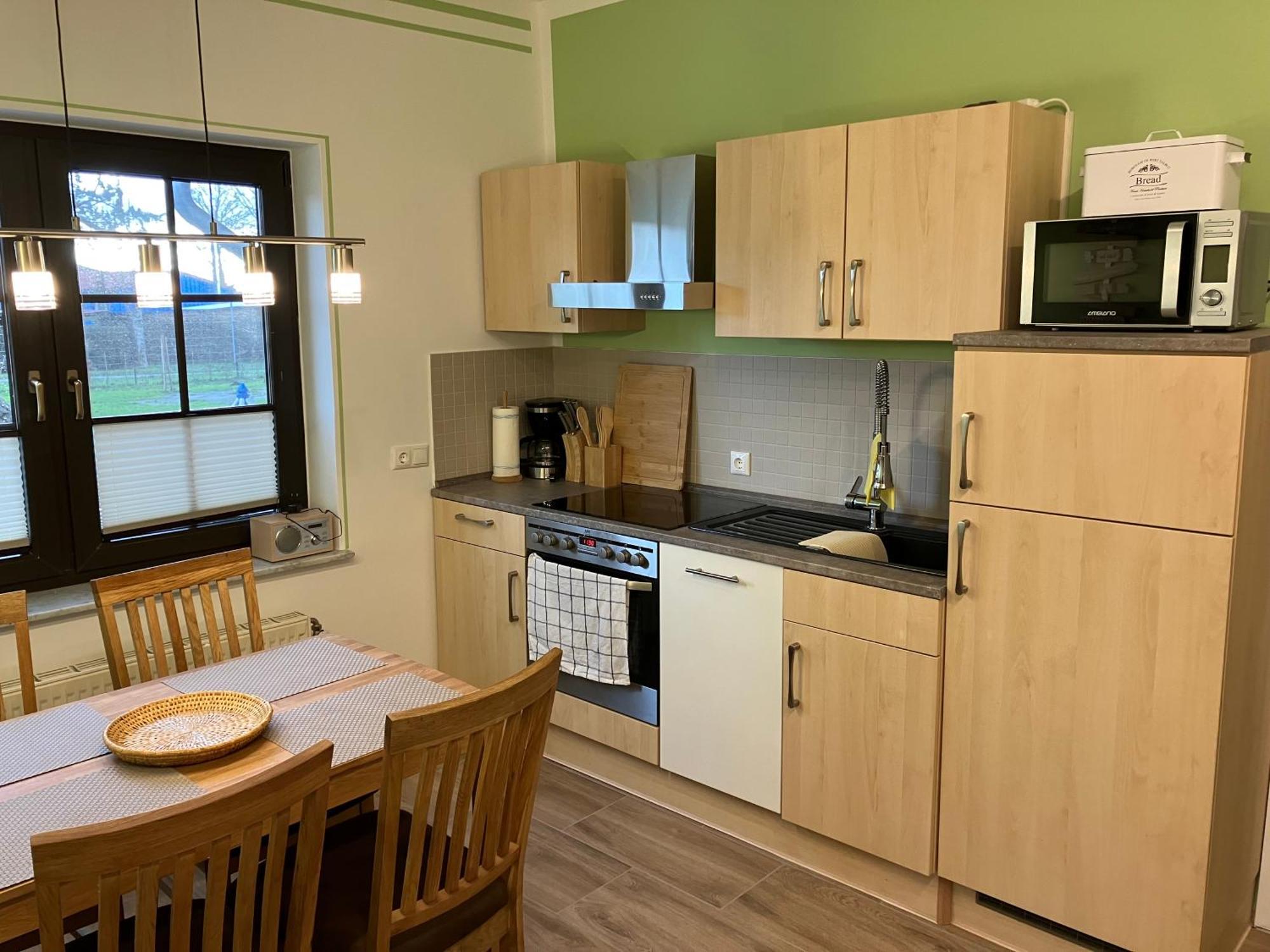Grosse 4 Sterne Ferienwohnung Beim Boddenstrand Sundhagen-Niederhof Esterno foto