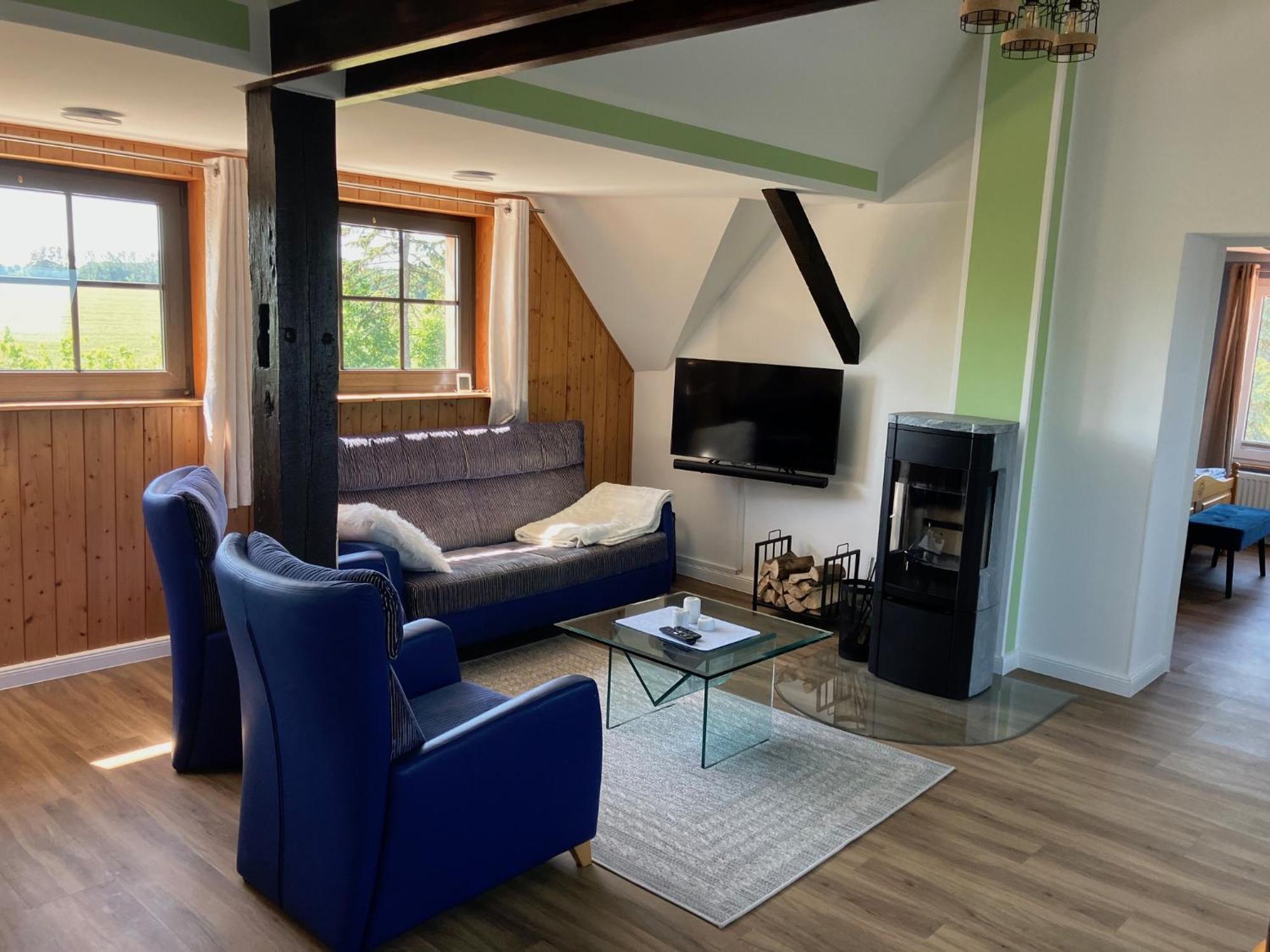 Grosse 4 Sterne Ferienwohnung Beim Boddenstrand Sundhagen-Niederhof Esterno foto