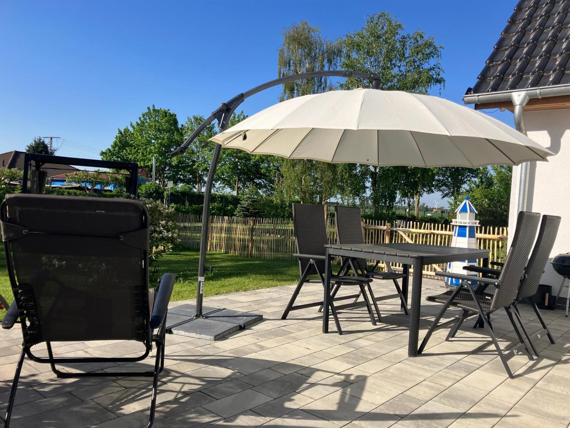 Grosse 4 Sterne Ferienwohnung Beim Boddenstrand Sundhagen-Niederhof Esterno foto